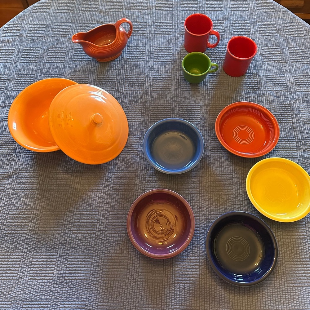 Colorful Ceramic Dish Set